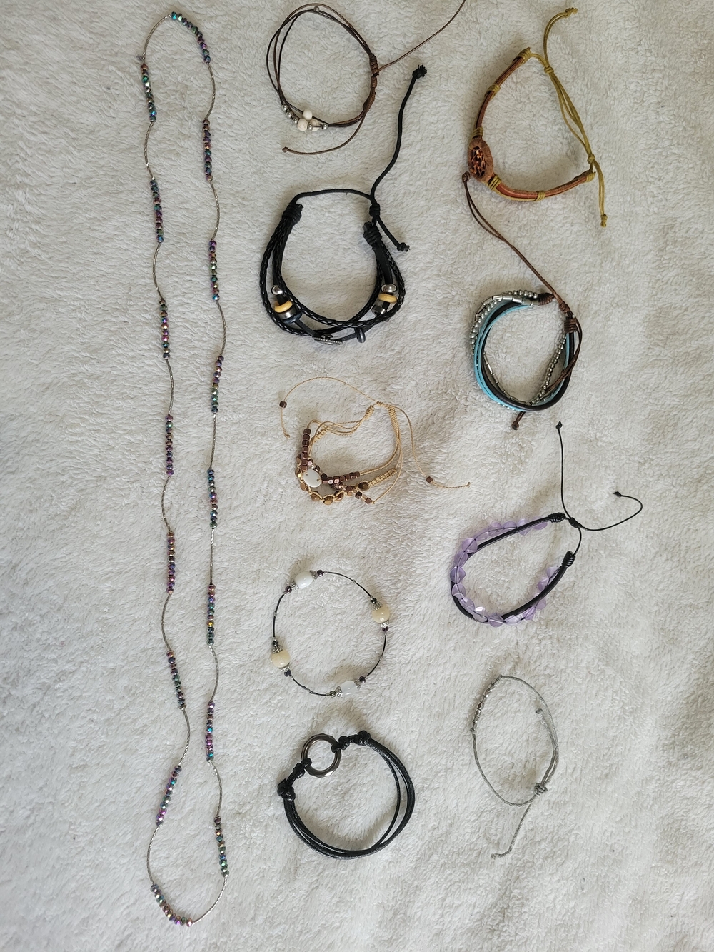 Multicolor Beaded AndLayered Bracelets